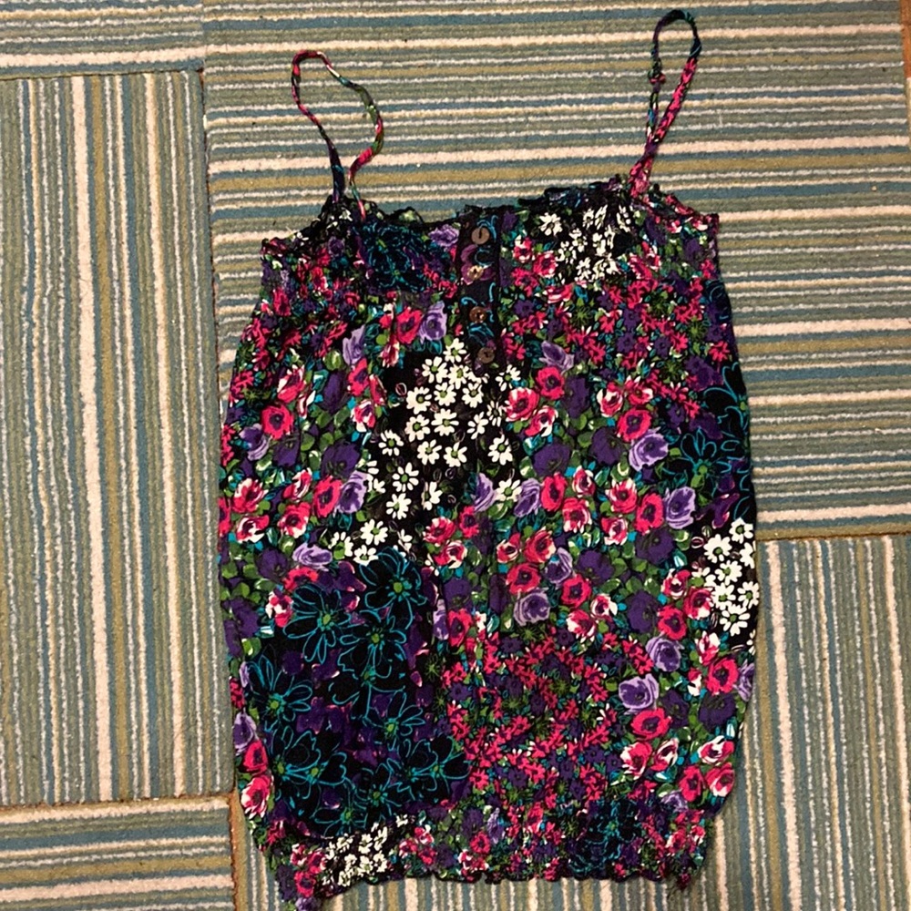 Vintage floral tank